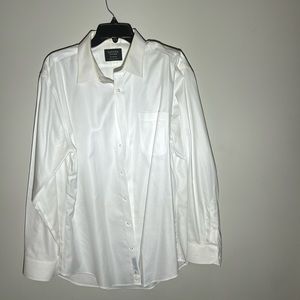 Nordstroms Men’s Trim and Fit White Dress shirt 17